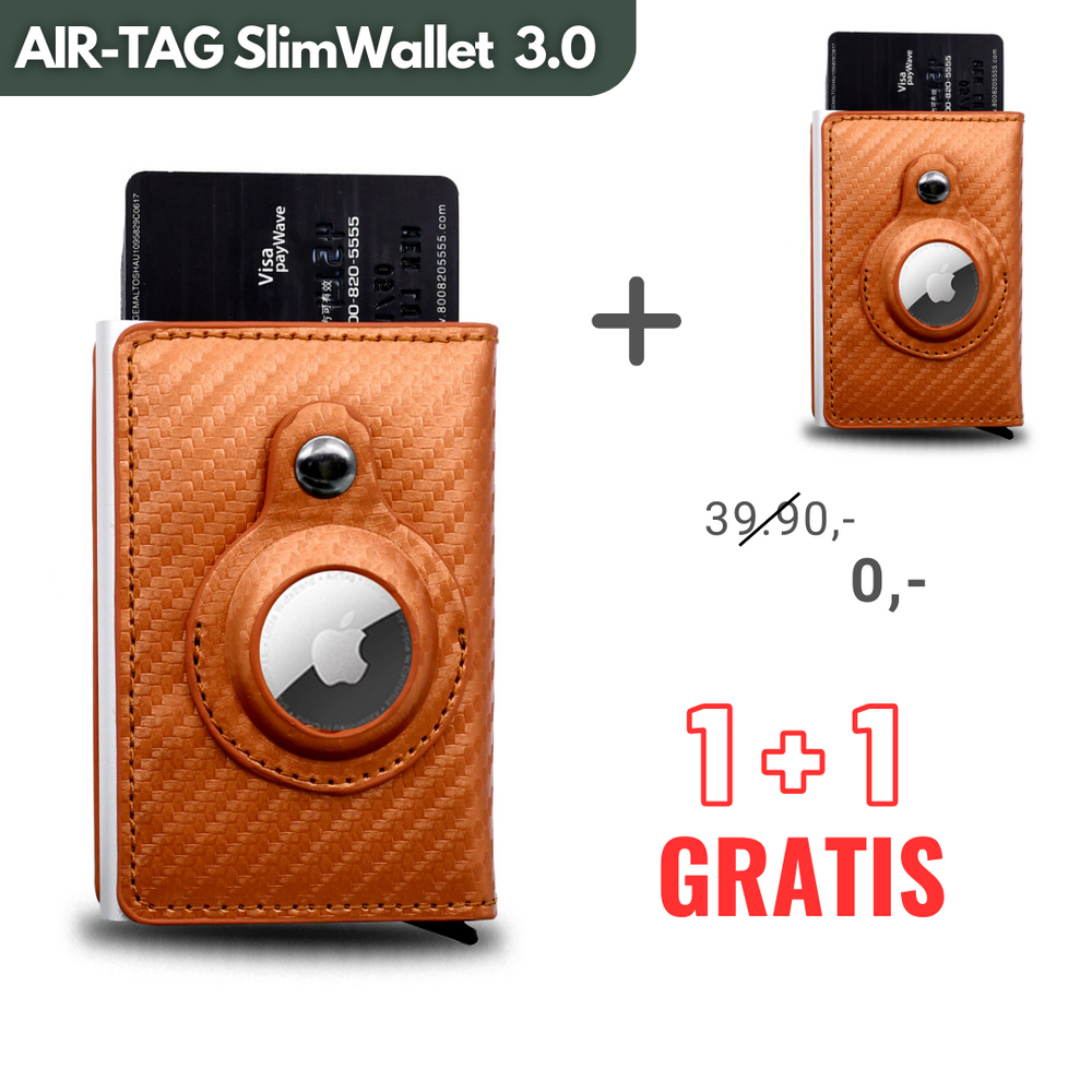 AIR-TAG Slim Wallet Pro 3.0 | Damen Geldbörse (1+1 GRATIS) – Makasio 