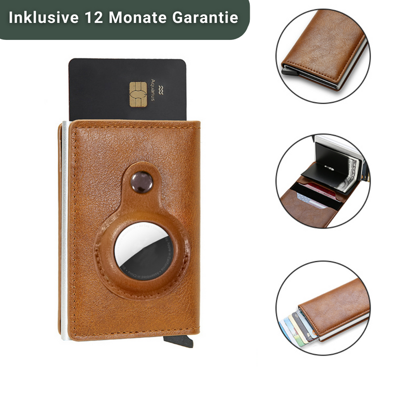 Herren Geldbörse (1+1 GRATIS) | AIR-TAG Slim Wallet Pro 3.0 – Makasio